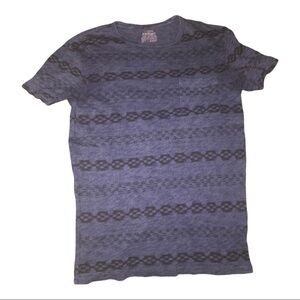 J. Crew Wallace & Barnes Crewneck Pocket Tee Short Sleeve Printed Shirt Indigo